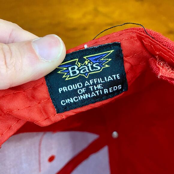 Cincinnati Reds Bats Red Baseball Cap Hat Unisex Mens One Size - Picture 15 of 16